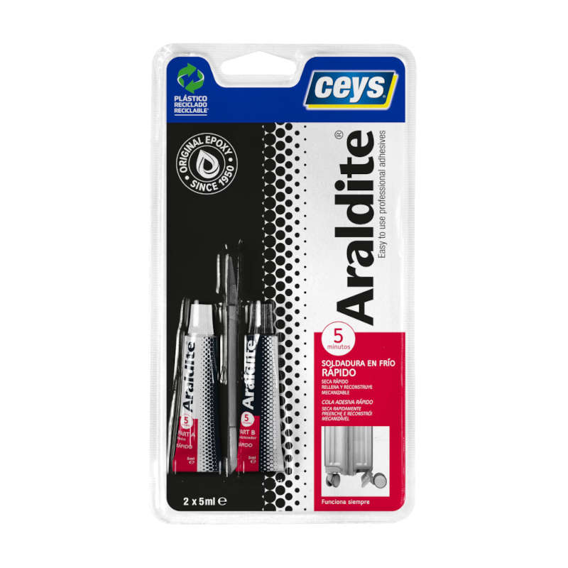 ARALDITE RAPIDO PEQUEÑO BLISTER - 5+5ml