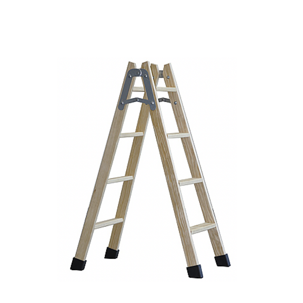 ESCALERA MADERA 4 PELDAÑOS - 60MM