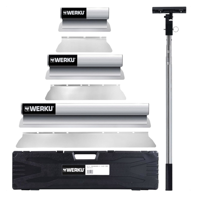 JUEGO ESPATULAS MANGO TELESCOPICO - 300-500-800 mm