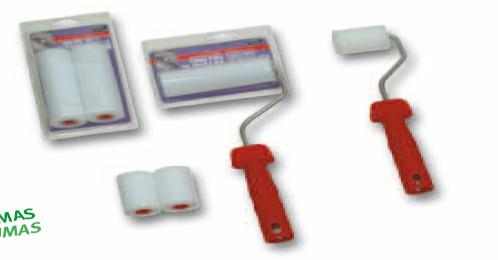 PACK 5 REC.MINI.ESPUMA BCA.2P - 10 CM