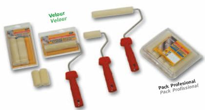 PACK 5 REC.MINI.VELOUR BARNIZ - 11 CM