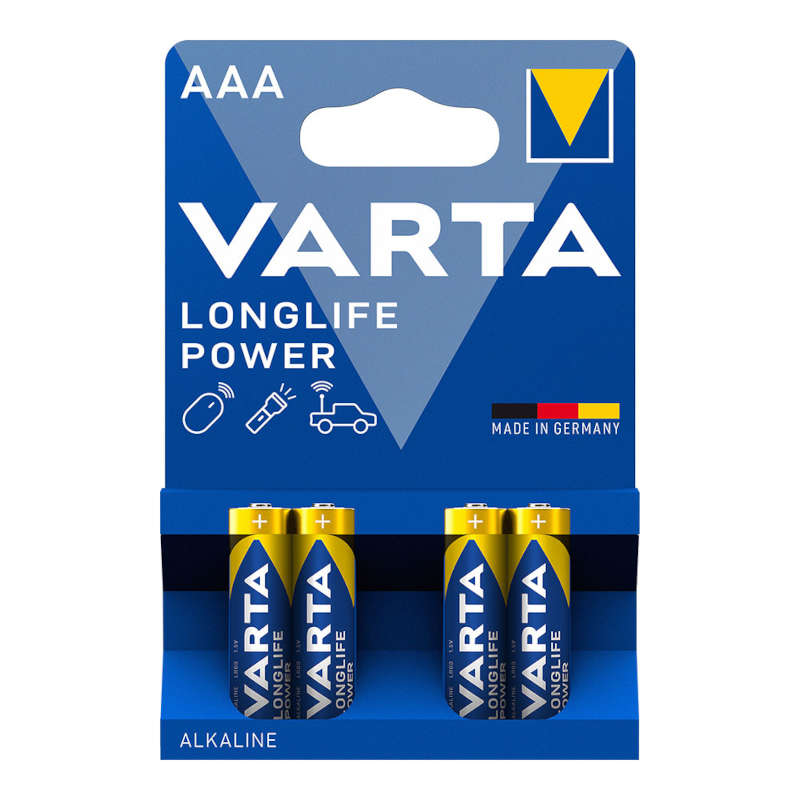 PILA VARTA ALKALINA LONGLIFE POWER AAA - LR03 - UNICO