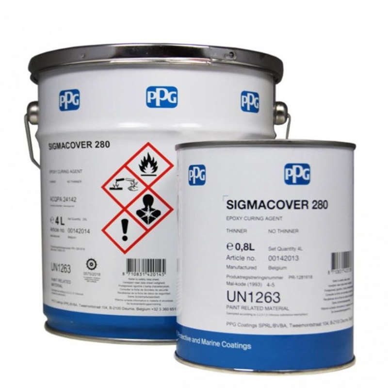 SIGMACOVER 280 SET (A+B) 26,33KG - LIGHT GREY - 20 LT