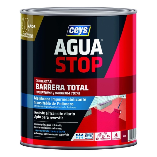 [040418] AGUA STOP BARRERA TOTAL  - ROJO - 1kg