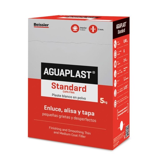 [002879] AGUAPLAST STANDARD ESTUCHE POLVO - 5 KG