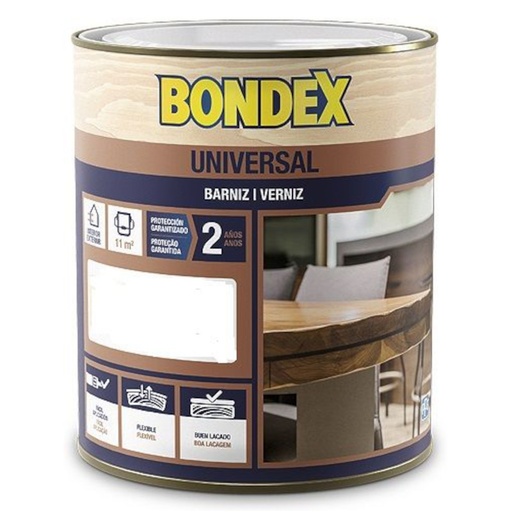 [030220] BARNIZ UNIVERSAL SATINADO ROBLE OSCURO - 375 ML