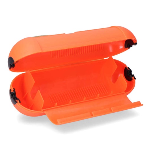 [040824] CAJA DE PROTECCION PARA CONEXIONES EXTERIORES IP44 - NARANJA - 21 x 7 CM
