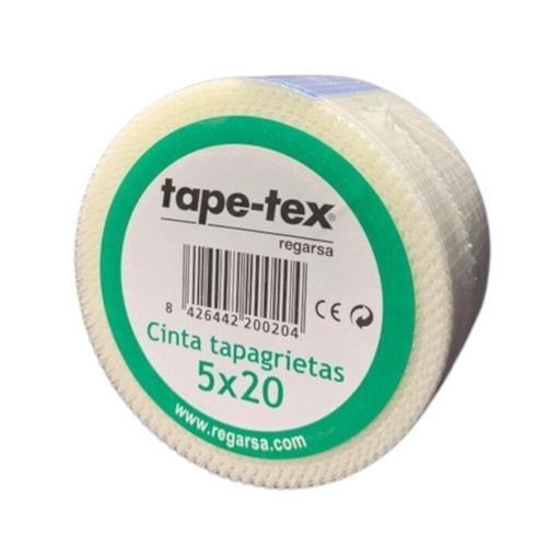 [004364] CINTA TAPAGRIETAS FIBRA VIDRIO - 5cm x 20m