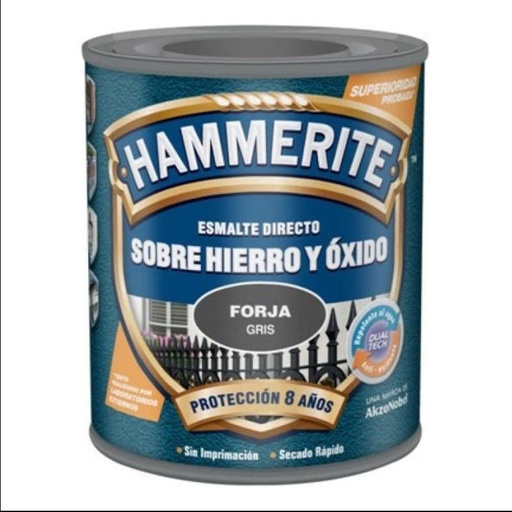 [001676] HAMMERITE FORJA - GRIS - 750 ML