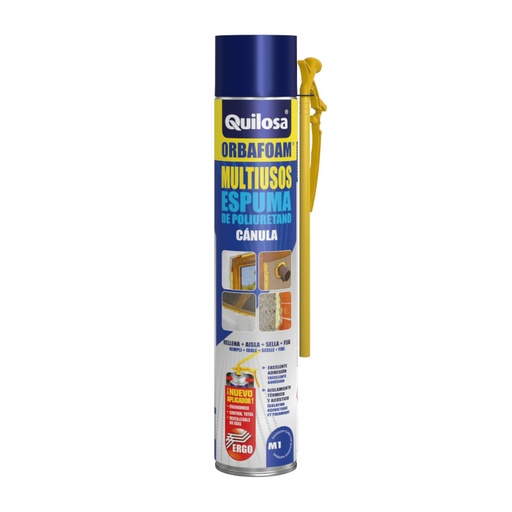 [032286] ORBAFOAM MULTIUSOS 40 CANULA - Amarillo - 670ml