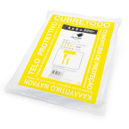 [017652] PLASTICO CUBRETODO FUERTE PROF. 20MICRAS - 4x5m