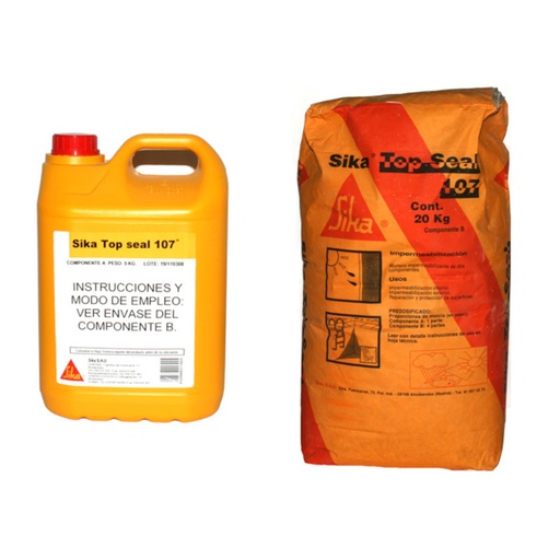[007329] SIKA TOP 107 PLUS ES C40 A+B - 25 KG